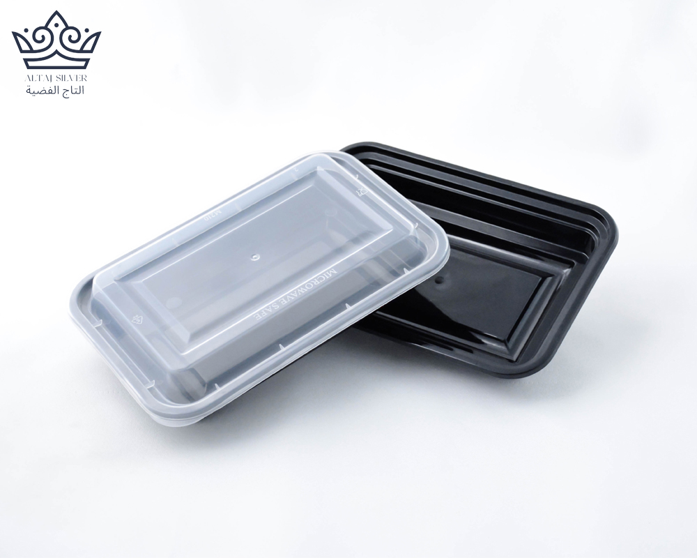 microwavble rectangular 28oz - 820ml - with lid 820pcs