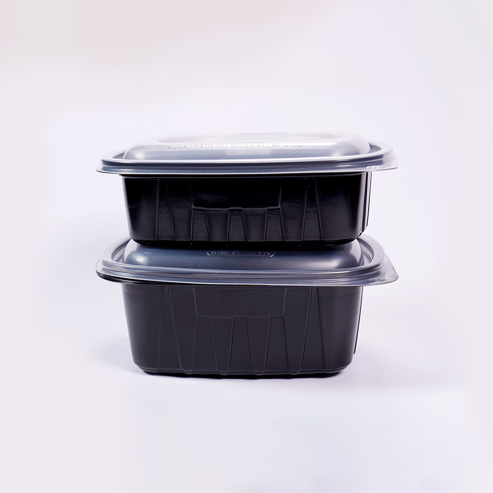 05AH32 Microwave Box Black 32 Oz Wide Filling 300